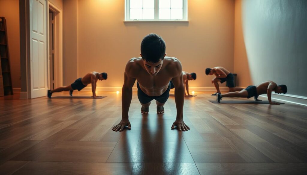beginner bodyweight exercises at home