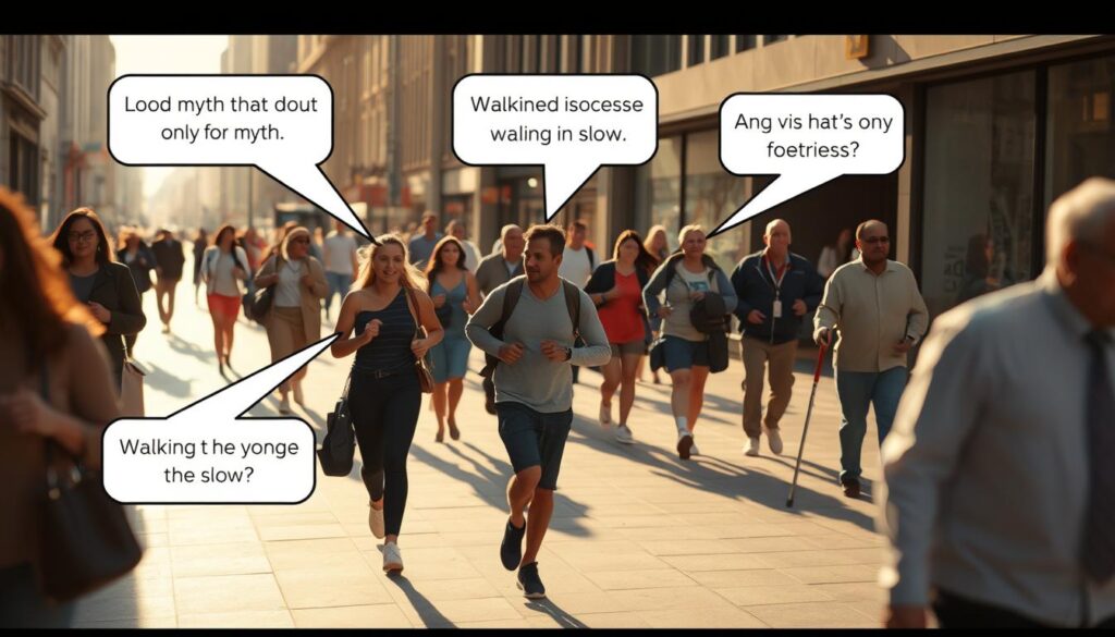 common myths about walking