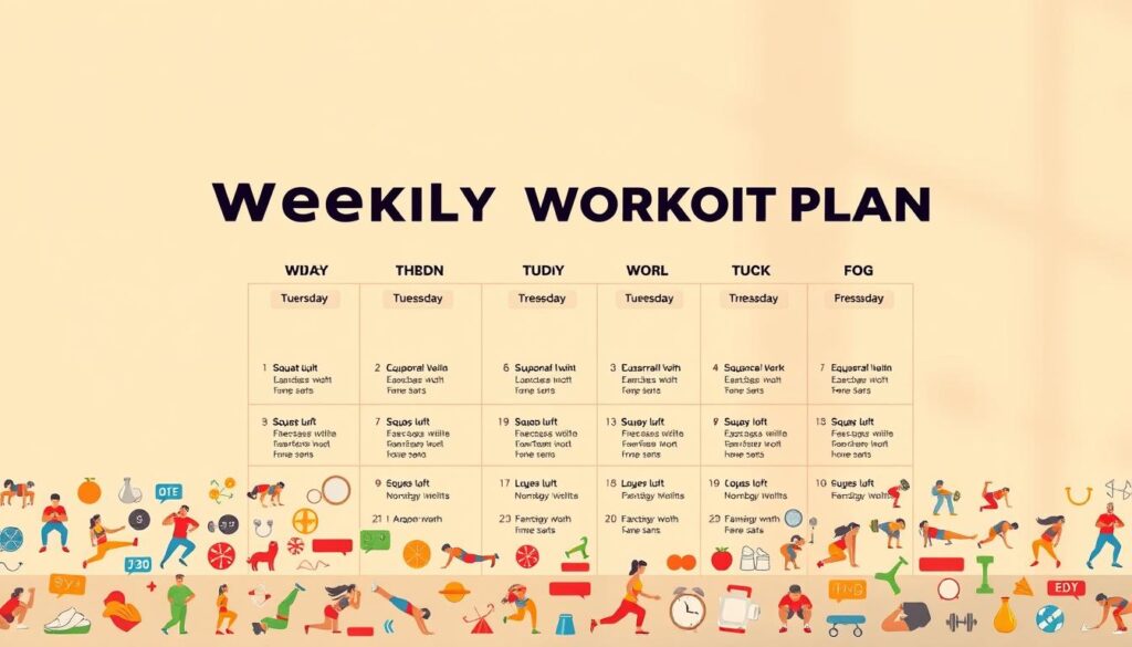 weekly workout plan