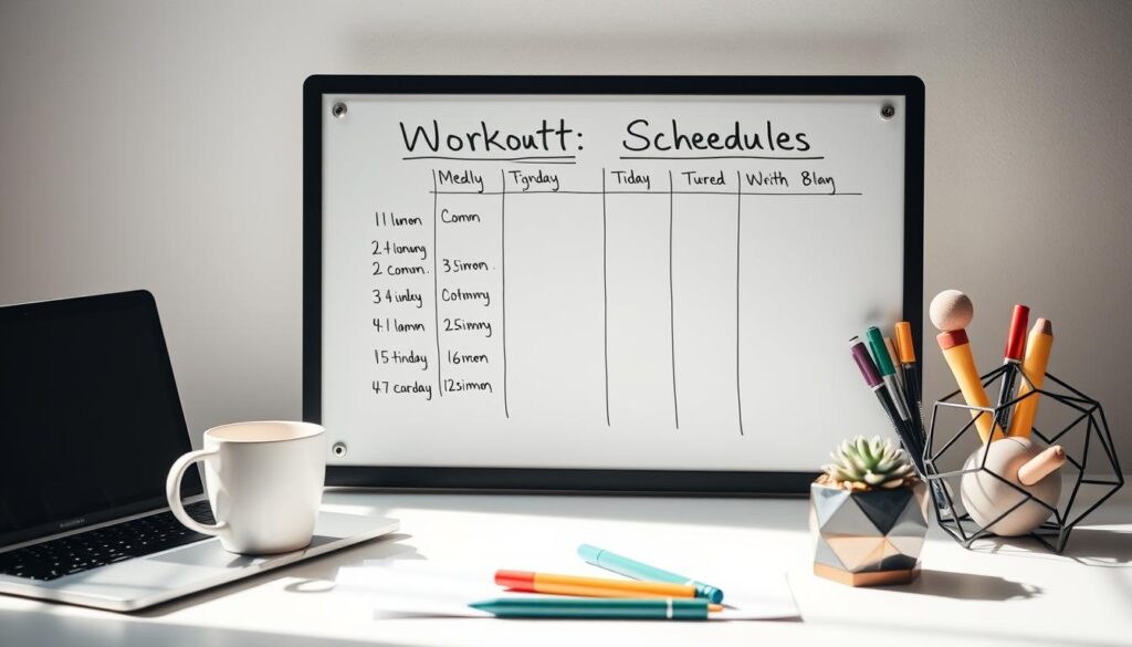 exercise schedule planning