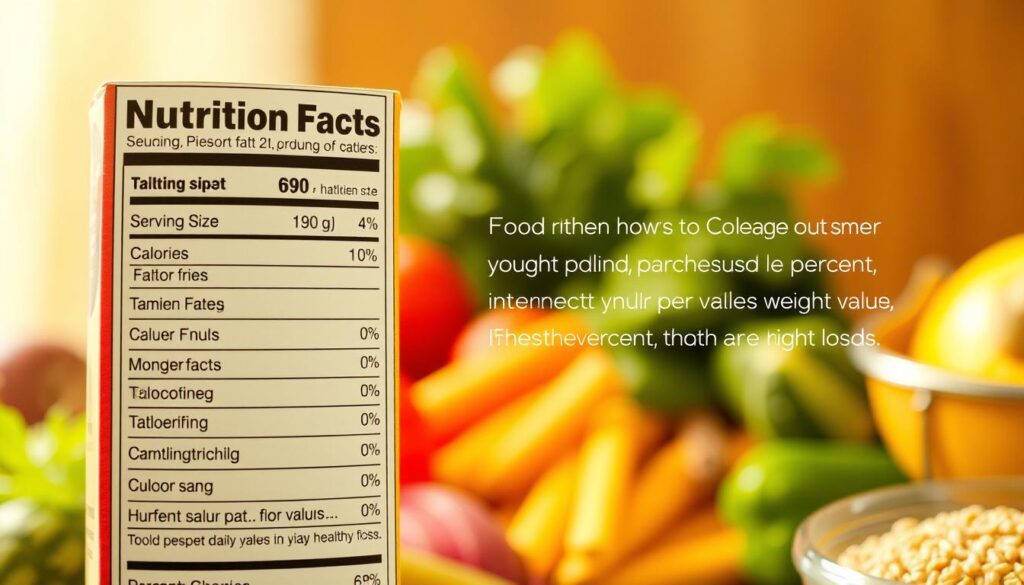 Food label guide weight loss